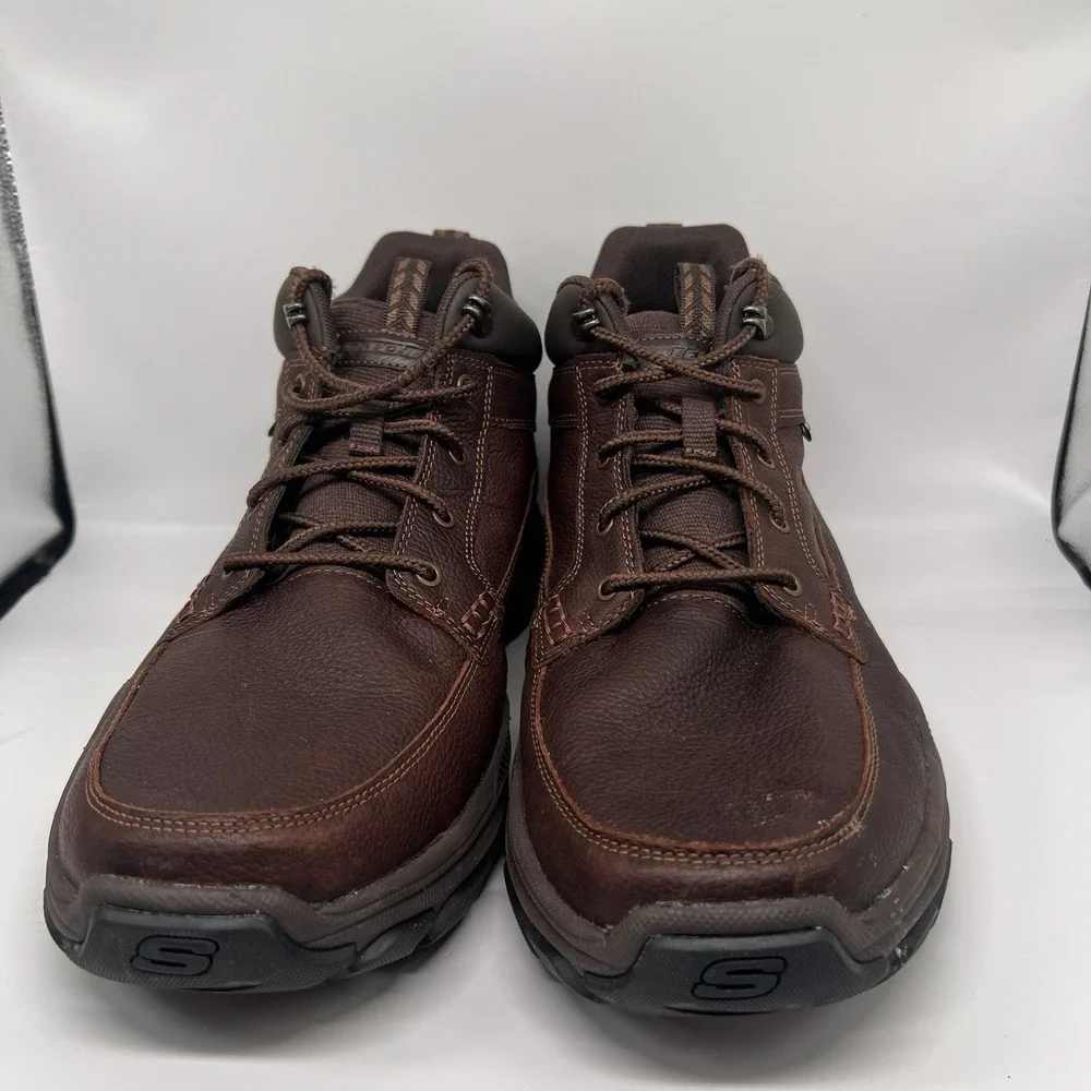 Men's SKECHERS Relaxed Fit‎ Respected Boswell Boots Shoes 13 Water Repellent Mid